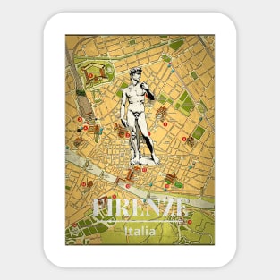 Florence, Italy, travel poster Sticker